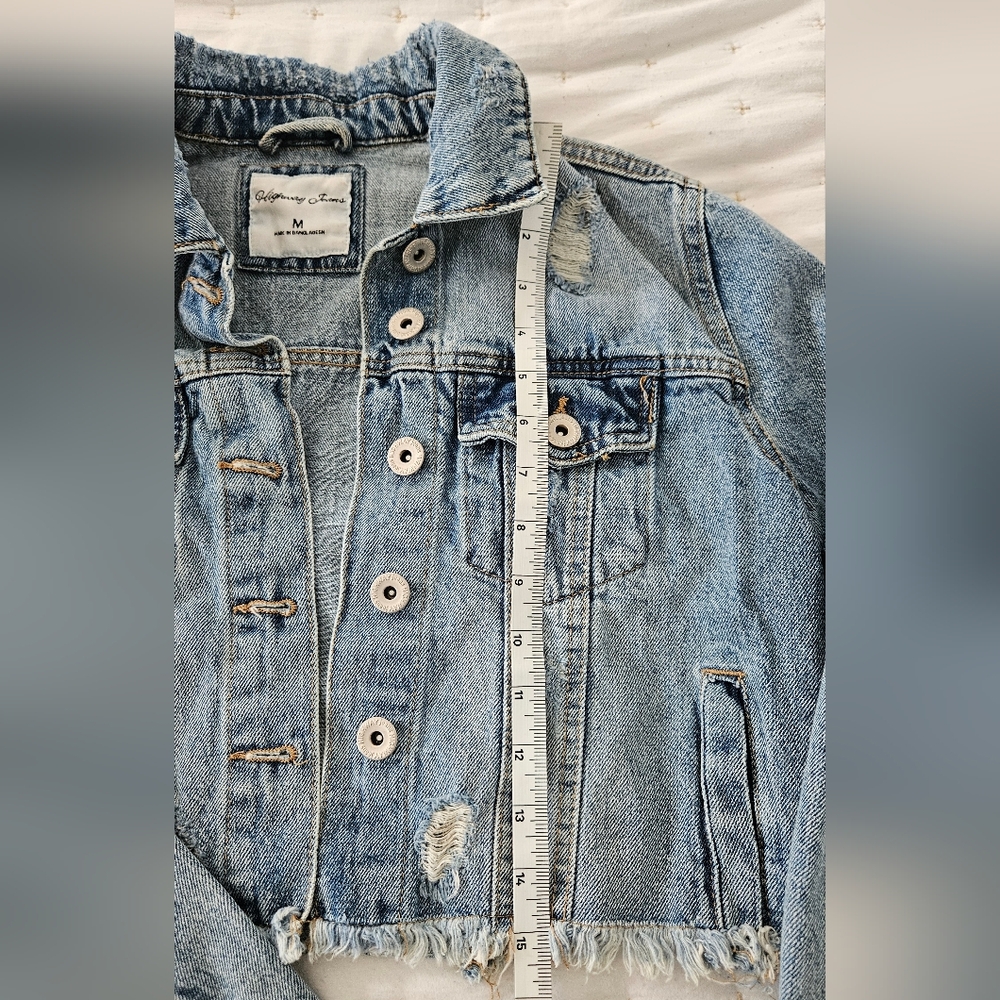 Distressed Denim Jacket - Picture 3 of 5